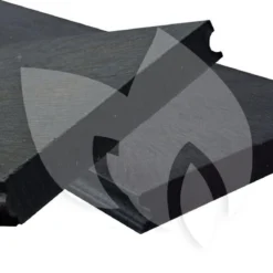 Borderrand Recht 2,5 Meter Met Messing En Groef