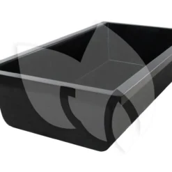 Fonteinvijver Polyester Rechthoekig 140x70x30 Cm