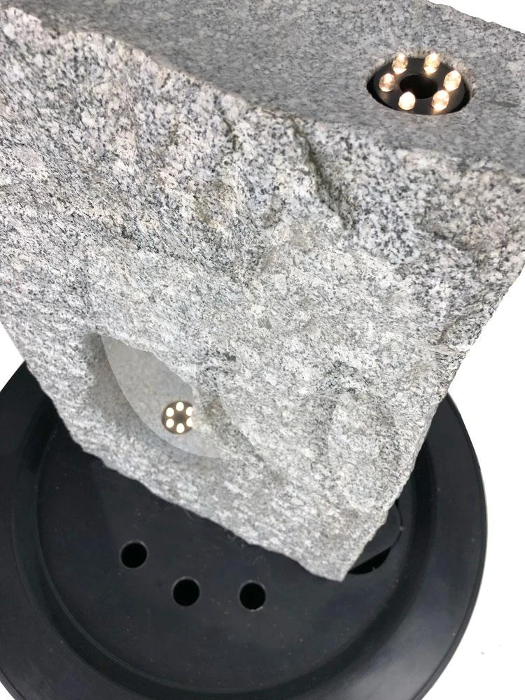 Grotto Waterornament Natuursteen LED 50 Cm 5 Grotto Waterornament Natuursteen LED 50 Cm - Afbeelding 3