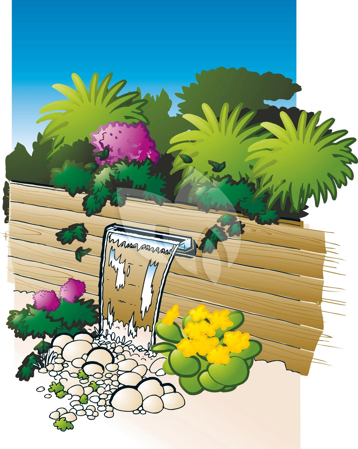 Ubbink Niagara 60 Rvs Waterval LED 7 Ubbink Niagara 60 Rvs Waterval LED - Afbeelding 5