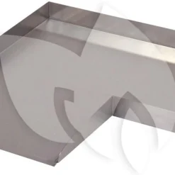 Ubbink Wolga Beekloop Hoek Links Rvs